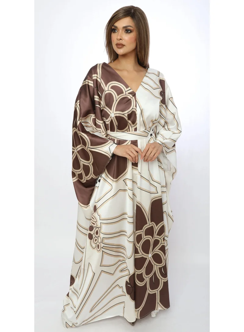 توترندس جلابية واسعة باكمام فراشة